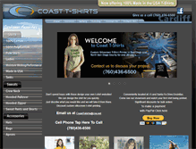 Tablet Screenshot of coasttshirts.com
